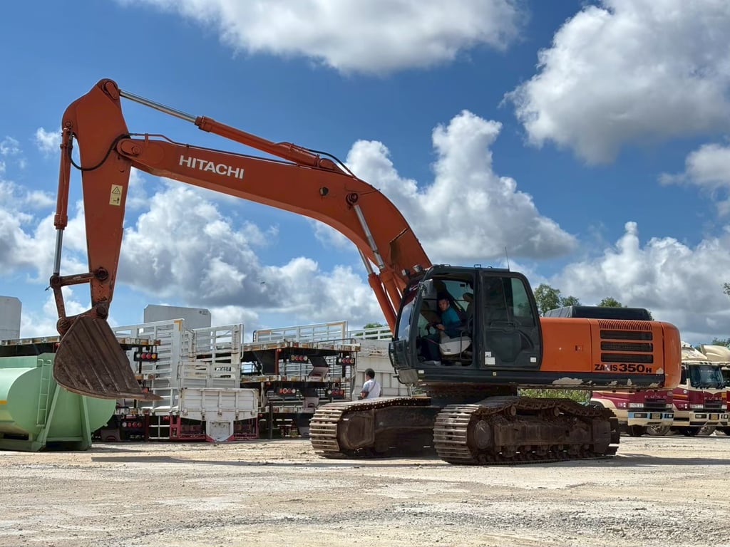 💥 แบคโฮ HITACHI ZX350H-5G (มีเล่มทะเบียน!) 💥 แบคโฮ HITACHI ZX350H-5G (มีเล่มทะเบียน!)