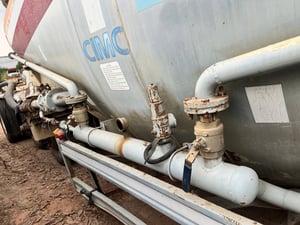 หางลากผงปูนทรงกล้้วยหอมตามสภาพ