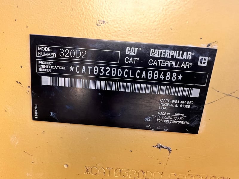 🚜 รถแบคโฮ CAT 320D (มีเล่มทะเบียน!)