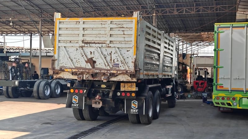 10 ล้อ 2 เพลา ดั้มพ์ ISUZU FXZ 360 ปี65 