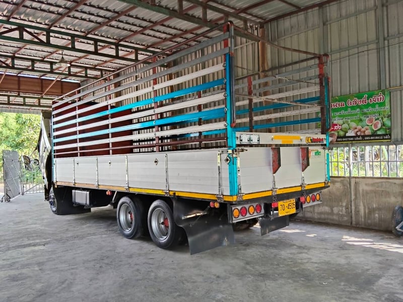 HINO FC 175แรงม้า รถบรรทุก 6ล้อ กระบะคอกสูง ปี2016 เลขไมล์น้อยกว่า 500,000 กม.