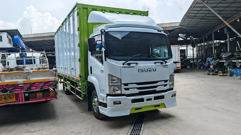 🚚 [เครดิตดี ฟรีดาวน์!] 6 ล้อตู้แห้ง ISUZU FRR 210 แรงม้า ปี 63 สภาพนางฟ้า 💨