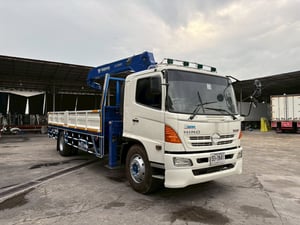 🚛หกล้อติดเครน HINO FG 212 เครน 5 ตัน 4 ปลอก 