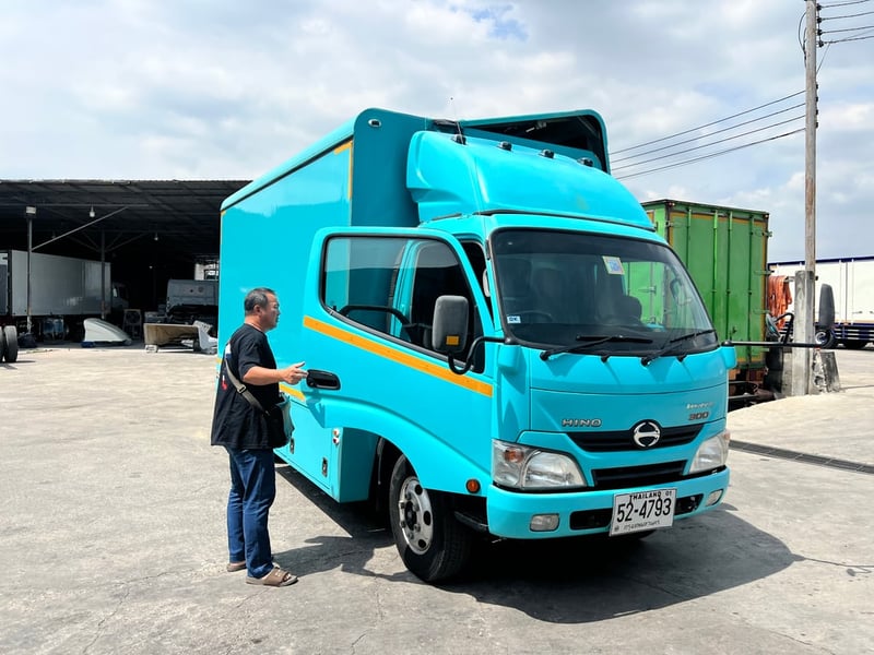 HINO XZU 150แรงม้า รถบรรทุก 6ล้อ ตู้แห้ง ปี2017 เลขไมล์ 30,080 กม.