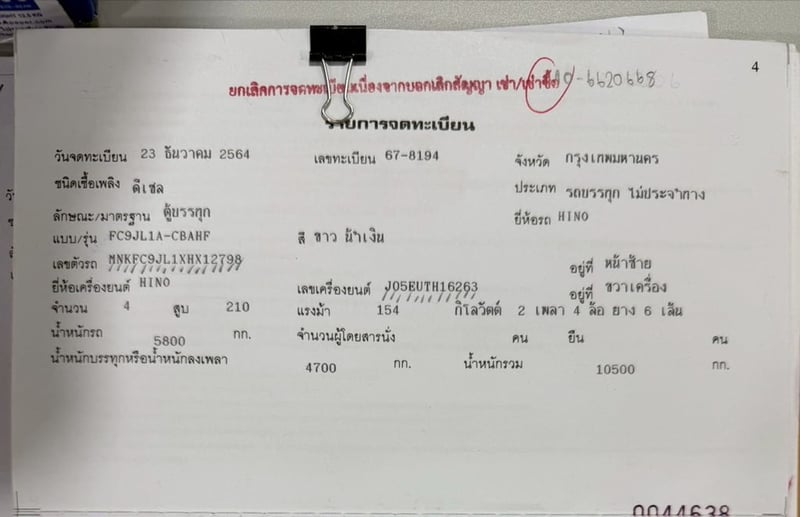 🌟 6 ล้อตู้แห้ง HINO FC9J 210 แรง ปี 64 สภาพ 5 ดาว!