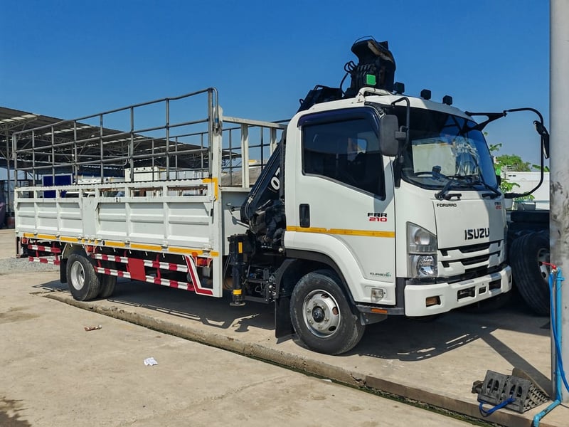 ♨️♨️____เครนHiab หกล้อ ISUZU FRR 210 แรง ปี 64 