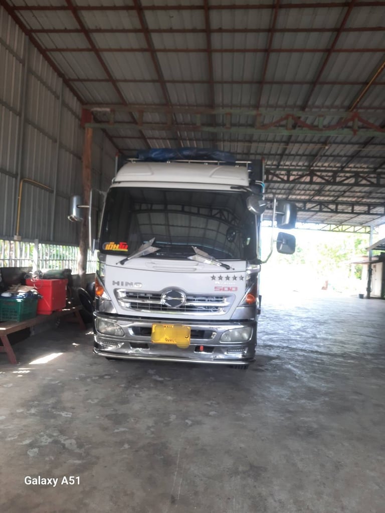 HINO FC 175แรงม้า รถบรรทุก 6ล้อ กระบะคอกสูง ปี2016 เลขไมล์น้อยกว่า 500,000 กม.