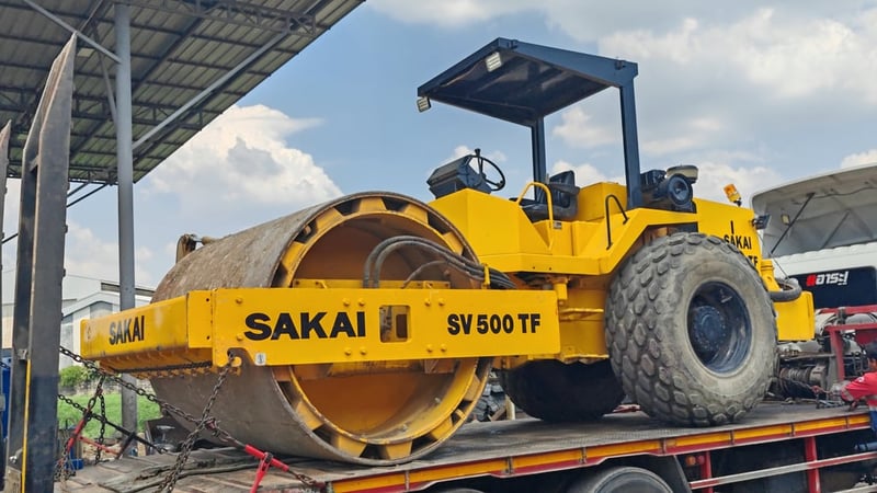 รถบด SAKAI SV 500TF 2เปลือก 2 เพลาพร้อมใช้ 