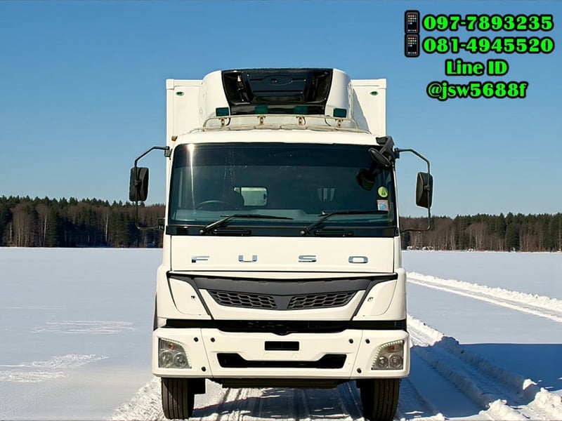 🔥 10 ล้อ FUSO 231 แรง ปี 2561 พร้อมแอร์ Carrier Supra 750 มาแล้ว!