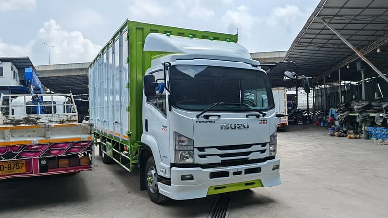 🚚 [เครดิตดี ฟรีดาวน์!] 6 ล้อตู้แห้ง ISUZU FRR 210 แรงม้า ปี 63 สภาพนางฟ้า 💨