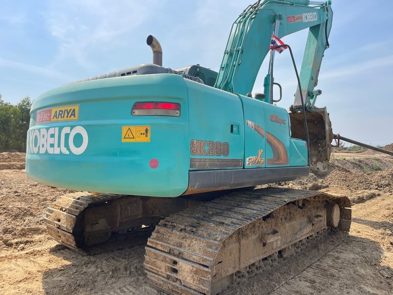 แมคโครkobelco200-8 สภาพพร้อมใช้งานเครื่องดีปั้มดีเอวแน่นแอร์เย็น