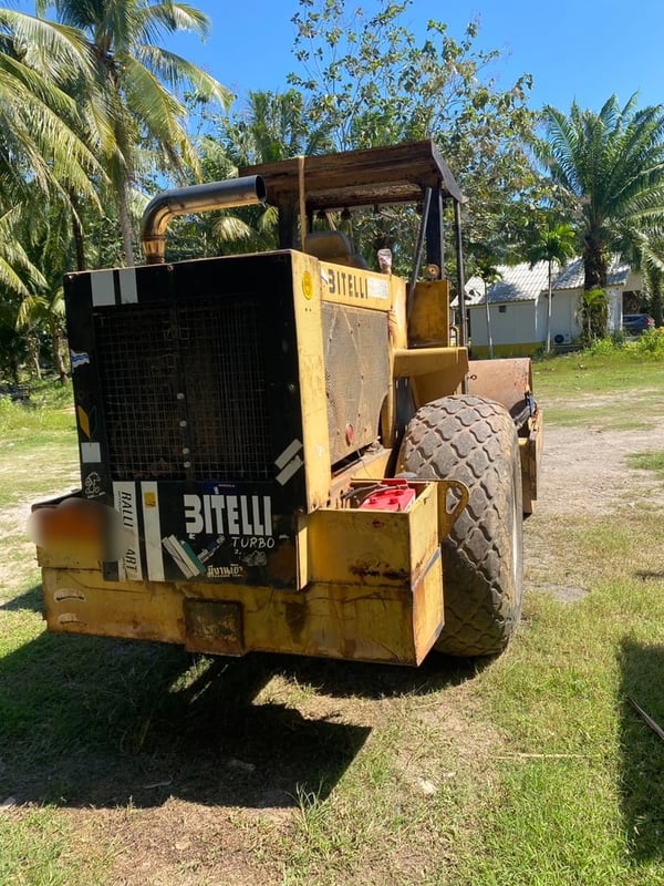 รถบดสั่นสะเทือน2เพลา2เปลือกbitelleสภาพพร้อมใช้งานเอกสารเล่มทะเบียน