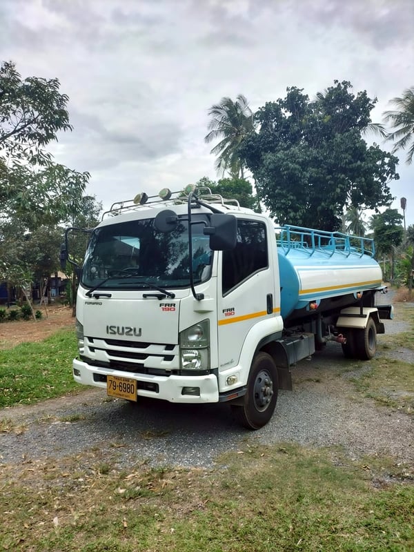 💦 รถแทงก์น้ำ ISUZU FRR 190 แรง ปี 62 พร้อมใช้ทันที!