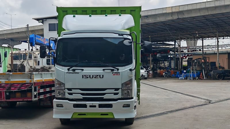 🚚 [เครดิตดี ฟรีดาวน์!] 6 ล้อตู้แห้ง ISUZU FRR 210 แรงม้า ปี 63 สภาพนางฟ้า 💨