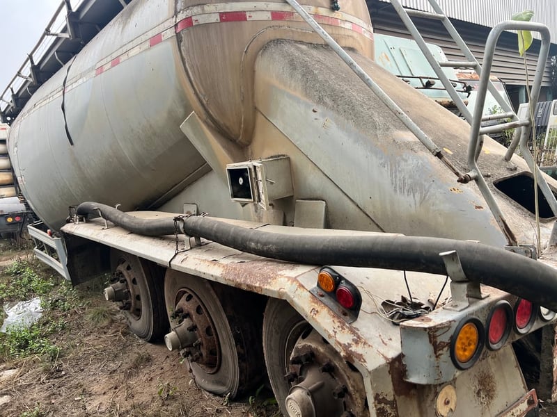 หางลากผงปูนทรงกล้้วยหอมตามสภาพ