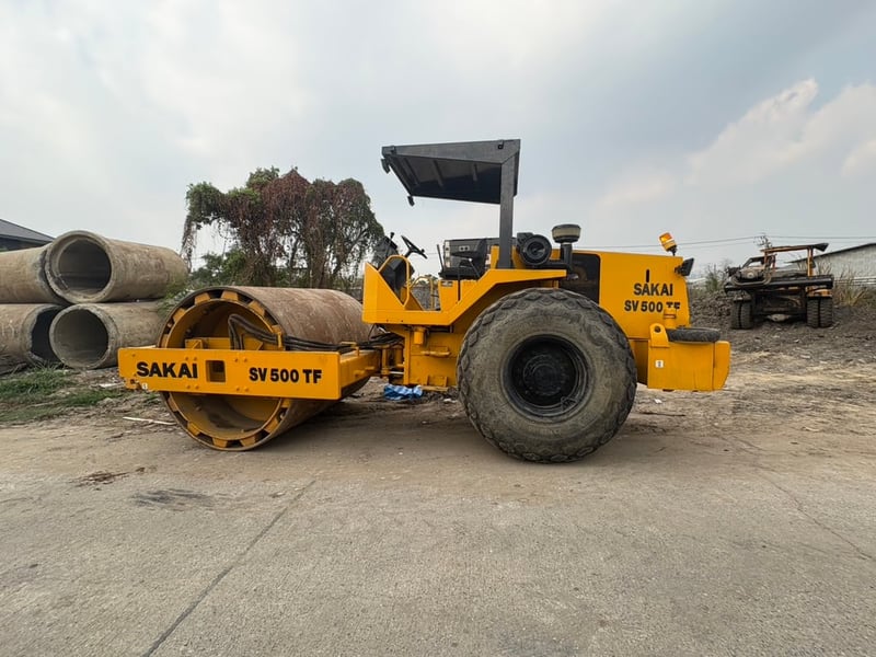 รถบดSAKAI sv500TF2เปลือก2เพลาพร้อมใช้ 