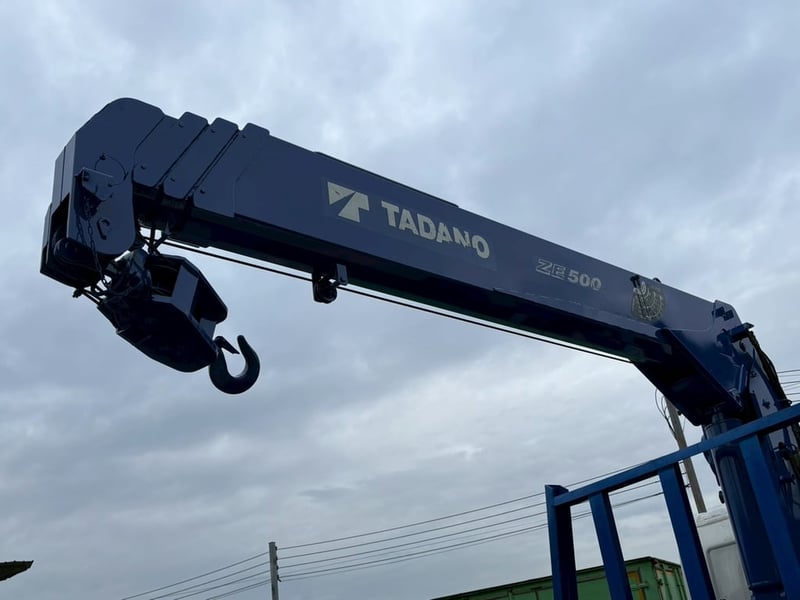 🚛หกล้อติดเครน HINO FG 212 เครน 5 ตัน 4 ปลอก 