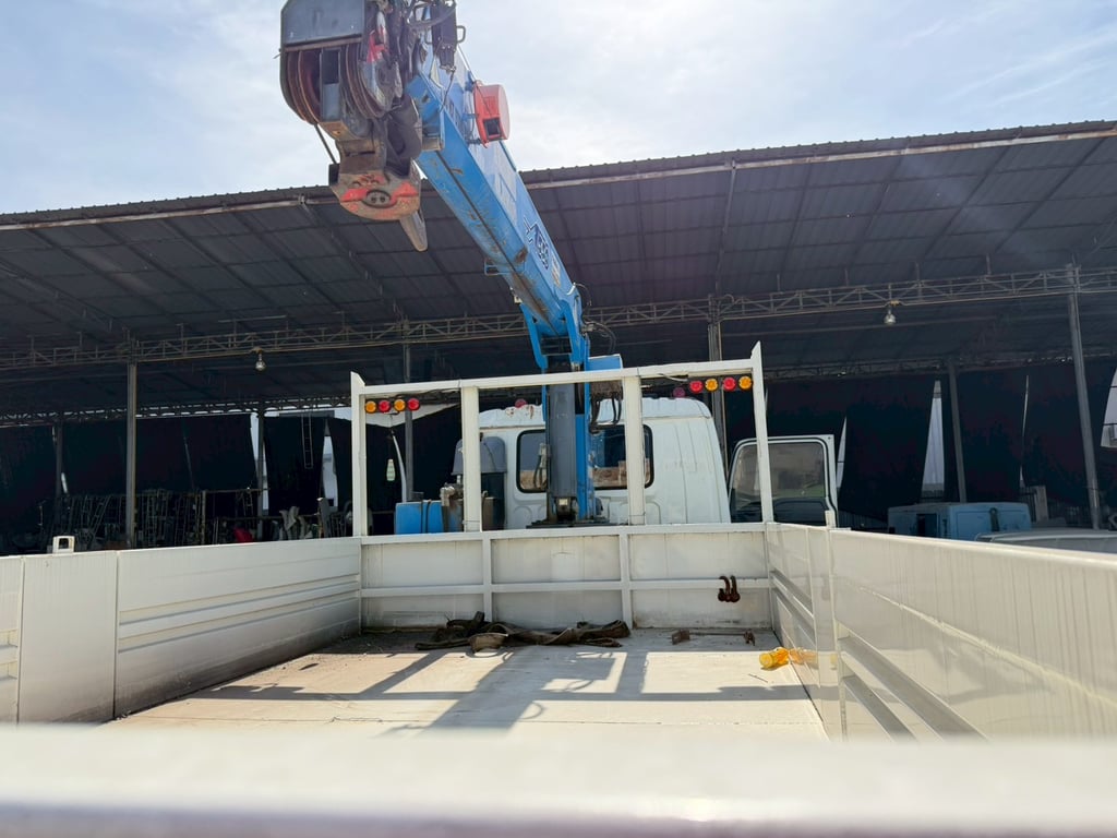 ♨️10 ล้อ 2 เพลา ติดเครน 5.5 ตัน ISUZU FVZ 200 แรง ♨️10 ล้อ 2 เพลา ติดเครน 5.5 ตัน ISUZU FVZ 200 แรง