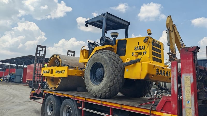 รถบด SAKAI SV 500TF 2เปลือก 2 เพลาพร้อมใช้ 