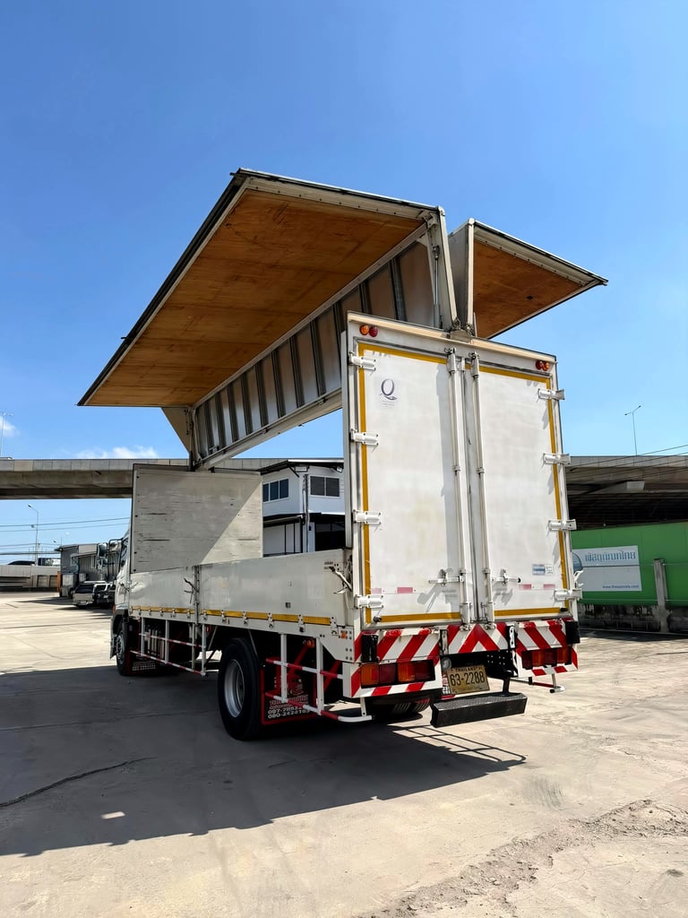 หกล้อตู้ปีกนก HINO VICTOR 240 แรงม้า ปี59 