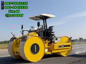 รถบด 3 ล้อเหล็ก Dynapac CS125 สภาพป้ายแดง เอกสารเล่มทะเบียน