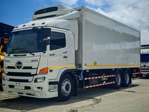 10ล้อฮีโน่วิคเตอร์ตู้เย็นแอร์ เทอร์โมคิงT1200R ยาว 7.8 ม. และ 9.6 ม. พร้อมลิฟท์ท้าย