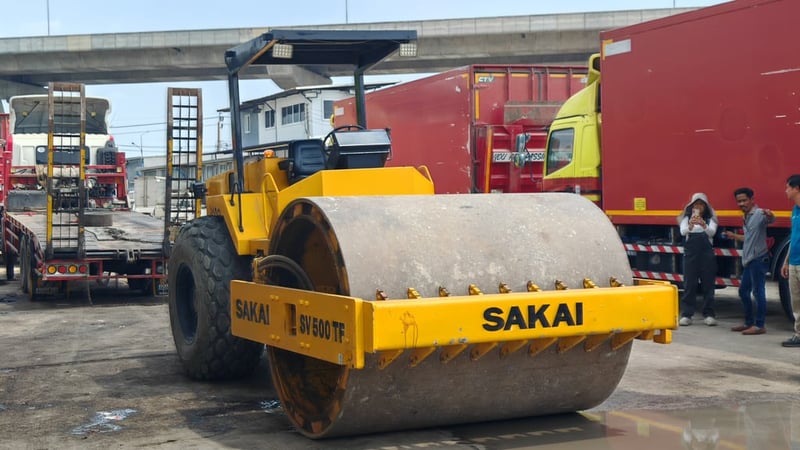 รถบด SAKAI SV 500TF 2เปลือก 2 เพลาพร้อมใช้ 