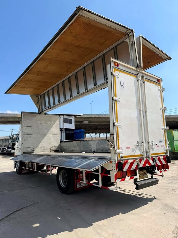 หกล้อตู้ปีกนก HINO VICTOR 240 แรงม้า ปี59 