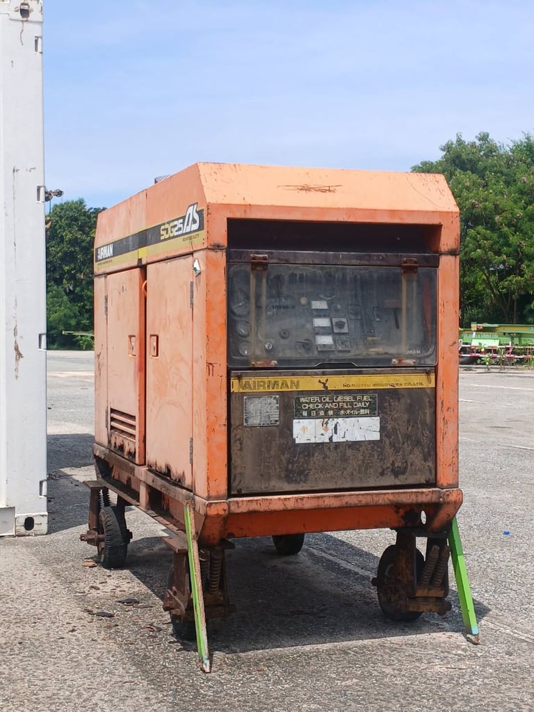 เครื่องปั่นไฟAirman รุ่น SDG25S  กำลังไฟฟ้า ให้กำลังไฟฟ้าหลัก 25 kVA 
