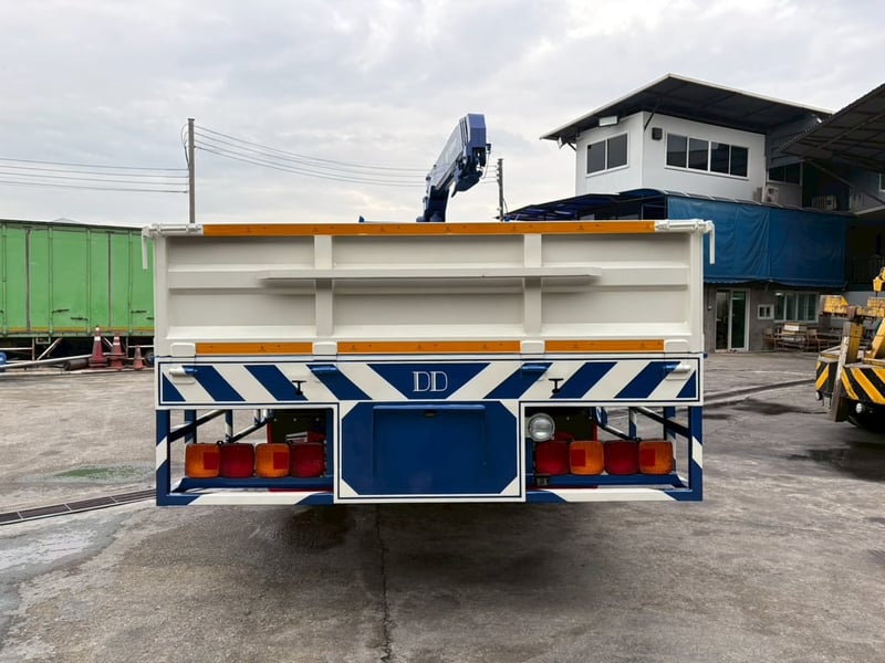 🚛หกล้อติดเครน HINO FG 212 เครน 5 ตัน 4 ปลอก 