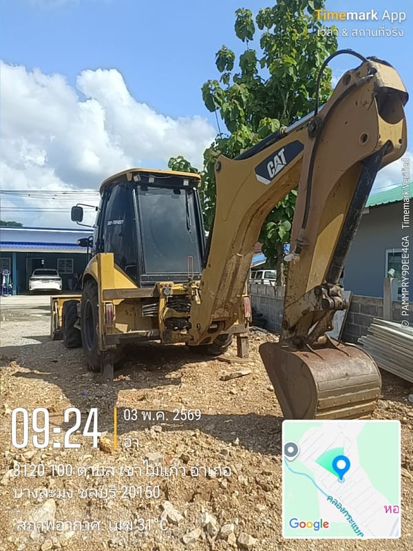 Cat422Fหน้าตักหลังขุดพร้อมไลน์แย็กขับ2เพลา4x4