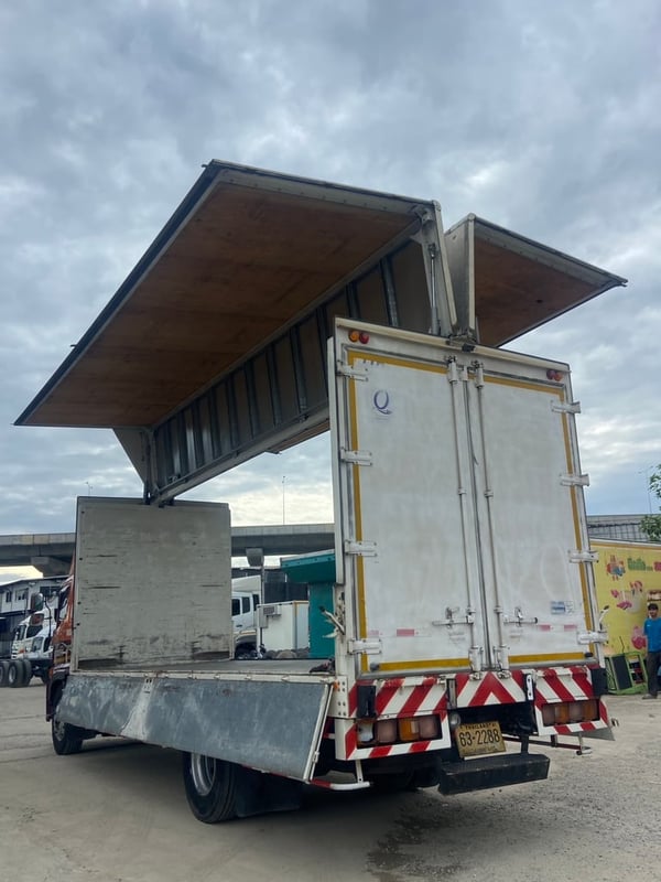 หกล้อตู้ปีกนกระบบไฮโดรริคไฟฟ้าสะดวกการใช้งาน หกล้อตู้ปีกนกระบบไฮโดรริคไฟฟ้าสะดวกการใช้งาน