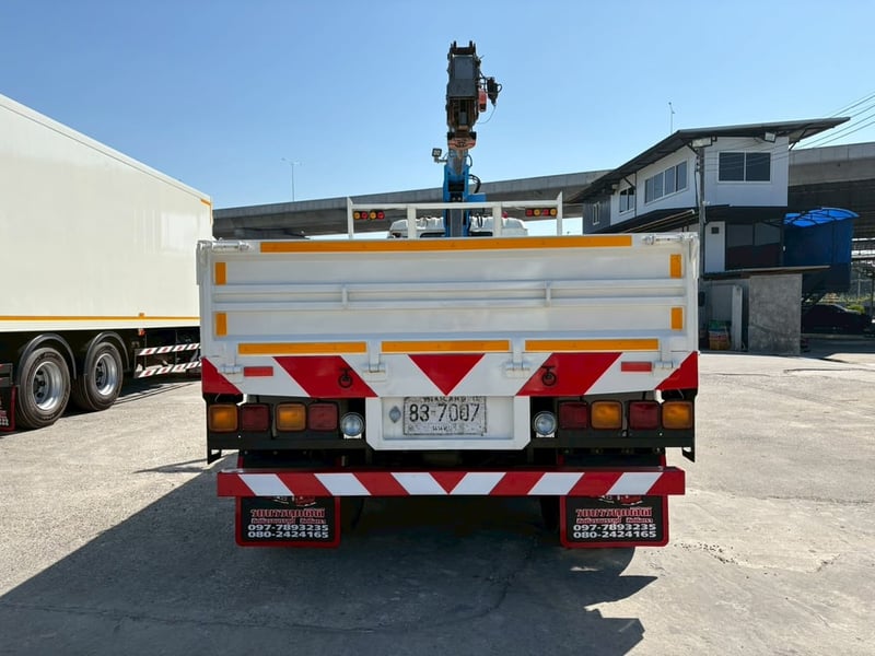 ♨️10 ล้อ 2 เพลา ติดเครน 5.5 ตัน ISUZU FVZ 200 แรง