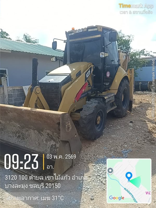 Cat422Fหน้าตักหลังขุดพร้อมไลน์แย็กขับ2เพลา4x4