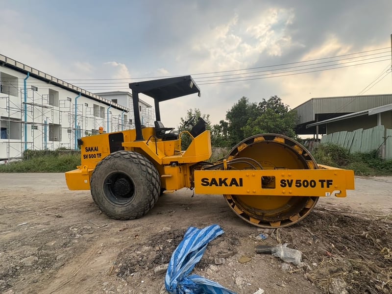 รถบดSAKAI sv500TF2เปลือก2เพลาพร้อมใช้ 