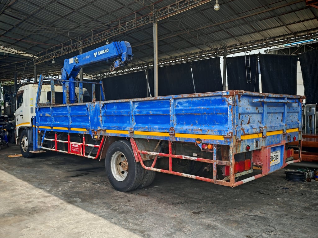 ♨️หกล้อติดเครน HINO FG 212 เครน 5 ตัน 4 ปลอก 