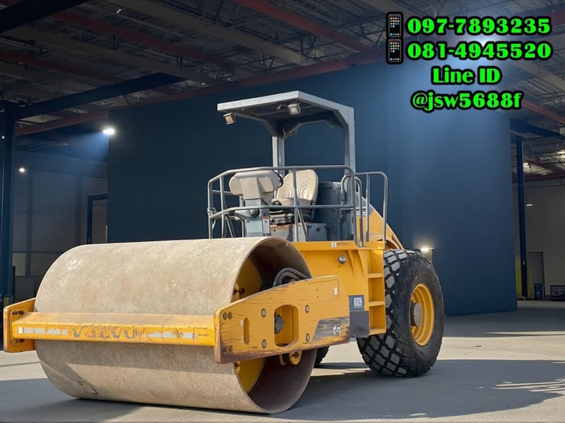 รถบดสั่นสะเทือน VOLVO SD110 สภาพพร้อมลุย ​ประหยัดน้ำมันเป็นเลิศ บดอัดแน่น งานเสร็จไวแน่นอน