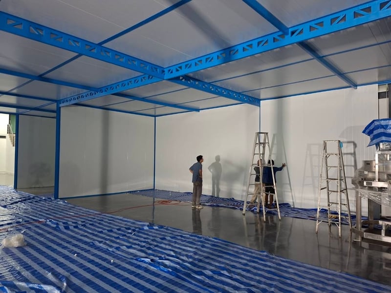 รับก่อสร้างโกดังออฟฟิสสำนักงาน ชั่วคราวกทม.ปริมลฑล