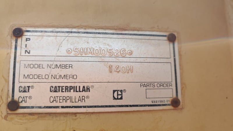 🏗️ [ขาย] รถเกรด CAT 140H รหัส 5HM สภาพนางฟ้า พร้อมเล่มทะเบียน! 🚧💨