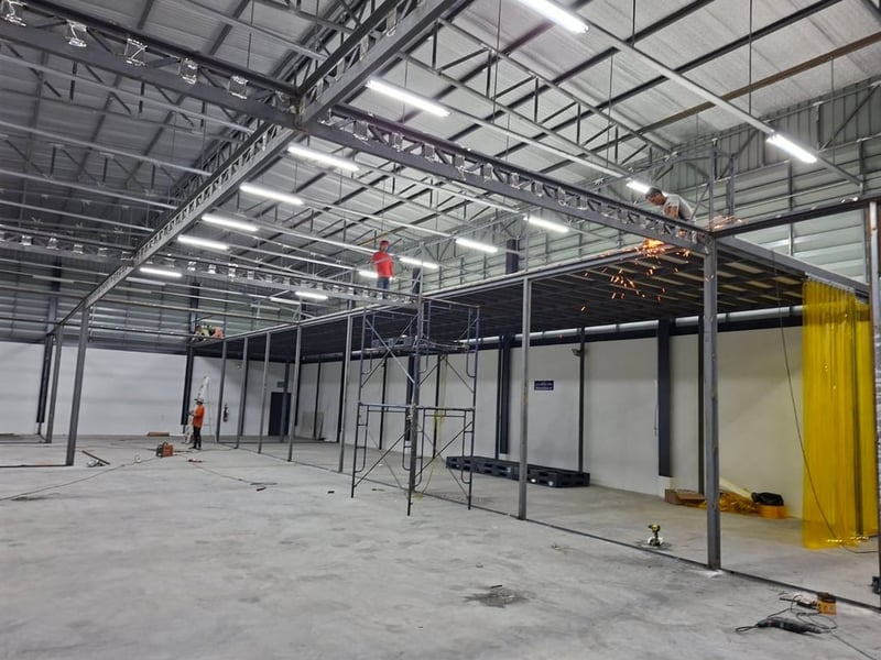 รับก่อสร้างโกดังออฟฟิสสำนักงาน ชั่วคราวกทม.ปริมลฑล