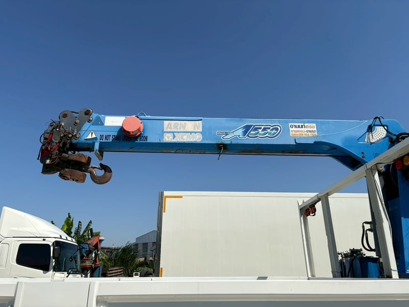 ♨️10 ล้อ 2 เพลา ติดเครน 5.5 ตัน ISUZU FVZ 200 แรง