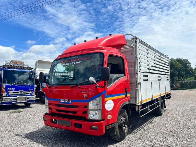 ISUZU NPR 150แรงม้า รถบรรทุก 6ล้อ กระบะคอกสูง ปี2019 ISUZU NPR 150แรงม้า รถบรรทุก 6ล้อ กระบะคอกสูง ปี2019