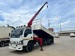 ISUZU NQR 175แรงม้า รถบรรทุก 6ล้อ กระบะเหล็กติดเครน ปี2009 ISUZU NQR 175แรงม้า รถบรรทุก 6ล้อ กระบะเหล็กติดเครน ปี2009