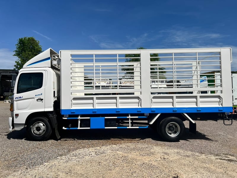 HINO FC 175แรงม้า รถบรรทุก 6ล้อ กระบะคอกสูง ปี2017 HINO FC 175แรงม้า รถบรรทุก 6ล้อ กระบะคอกสูง ปี2017