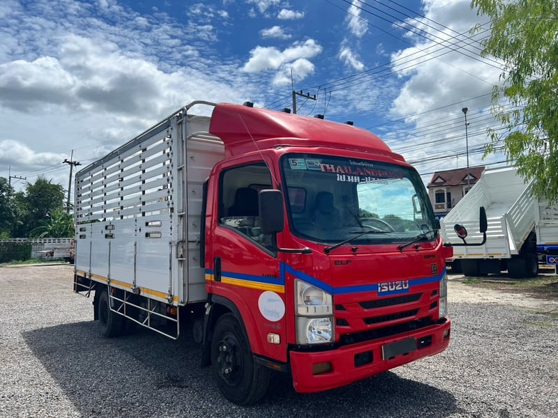 ISUZU NPR 150แรงม้า รถบรรทุก 6ล้อ กระบะคอกสูง ปี2019 ISUZU NPR 150แรงม้า รถบรรทุก 6ล้อ กระบะคอกสูง ปี2019