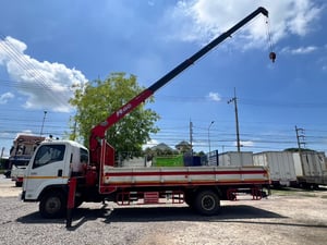 ISUZU FRR 210แรงม้า รถบรรทุก 6ล้อ กระบะเหล็กติดเครน ปี2016 ISUZU FRR 210แรงม้า รถบรรทุก 6ล้อ กระบะเหล็กติดเครน ปี2016