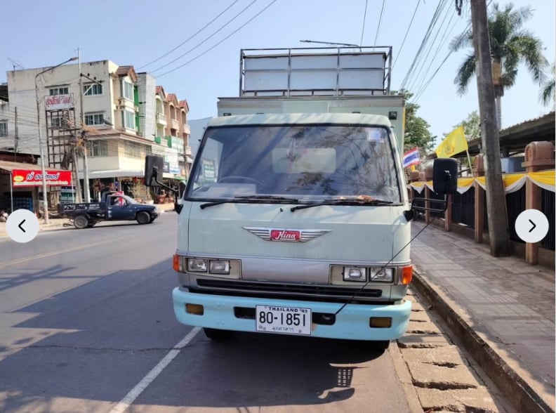 HINO FC2WHLA 120แรงม้า รถบรรทุก 6ล้อ ตู้ทึบ
