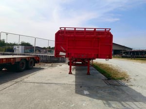 ปล่อยหางเทรลเลอร์พื้นเรียบ3เพลา PS3-SF1250D