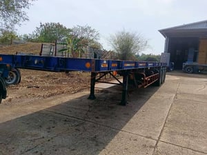 ปล่อยหางเทรลเลอร์พื้นเรียบ3เพลา PS3-SF1250M