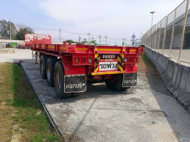 ปล่อยหางเทรลเลอร์พื้นเรียบ3เพลา PS3-SF1250D